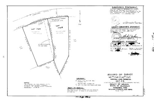Click to see Record of Survey Book 10, pg. 126 (1989) of Nevada County Recorders Survey Maps Book 10