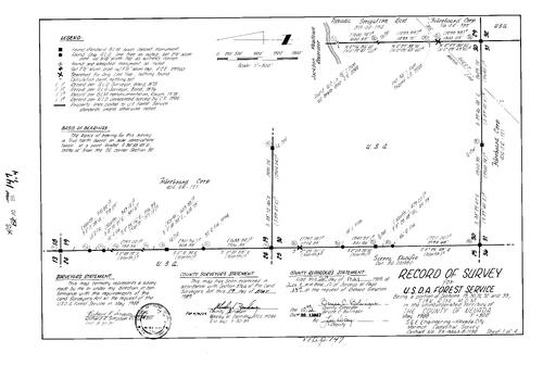 Click to see Record of Survey Book 10, pg. 147 (1989) of Nevada County Recorders Survey Maps Book 10