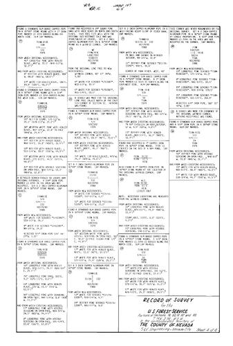Click to see Record of Survey Book 10, pg. 147 (1989) of Nevada County Recorders Survey Maps Book 10