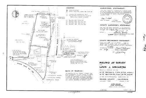 Click to see Record of Survey Book 10, pg. 154 (1989) of Nevada County Recorders Survey Maps Book 10