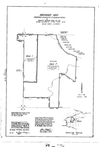 Click to see Record of Survey Book 10, pg. 164 (1989) of Nevada County Recorders Survey Maps Book 10
