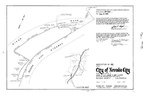 Click to see Record of Survey Book 10, pg. 171 (1989) of Nevada County Recorders Survey Maps Book 10