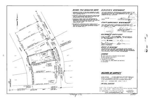 Click to see Record of Survey Book 10, pg. 176 (1989) of Nevada County Recorders Survey Maps Book 10