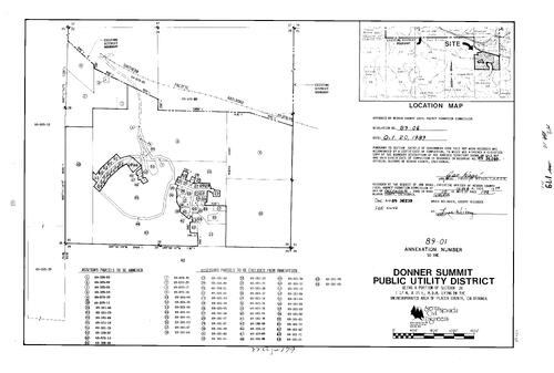 Click to see Record of Survey Book 10, pg. 179 (1989) of Nevada County Recorders Survey Maps Book 10