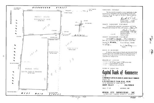 Click to see Record of Survey Book 10, pg. 192 (1990) of Nevada County Recorders Survey Maps Book 10