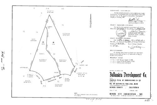 Click to see Record of Survey Book 10, pg. 204 (1990) of Nevada County Recorders Survey Maps Book 10