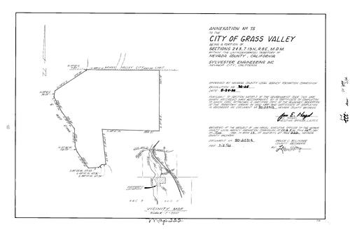 Click to see Record of Survey Book 10, pg. 222 (1990) of Nevada County Recorders Survey Maps Book 10