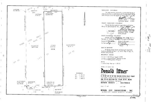 Click to see Record of Survey Book 10, pg. 240 (1990) of Nevada County Recorders Survey Maps Book 10