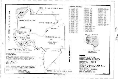 Click to see Record of Survey Book 10, pg. 242 (1990) of Nevada County Recorders Survey Maps Book 10
