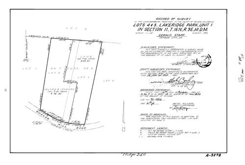 Click to see Record of Survey Book 10, pg. 250 (1990) of Nevada County Recorders Survey Maps Book 10