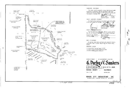 Click to see Record of Survey Book 10, pg. 268 (1991) of Nevada County Recorders Survey Maps Book 10