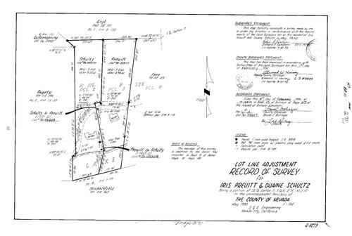 Click to see Record of Survey Book 10, pg. 271 (1991) of Nevada County Recorders Survey Maps Book 10