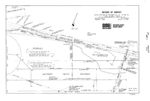 Click to see Record of Survey Book 10, pg. 293 (1991) of Nevada County Recorders Survey Maps Book 10
