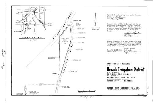 Click to see Record of Survey Book 10, pg. 311 (1991) of Nevada County Recorders Survey Maps Book 10