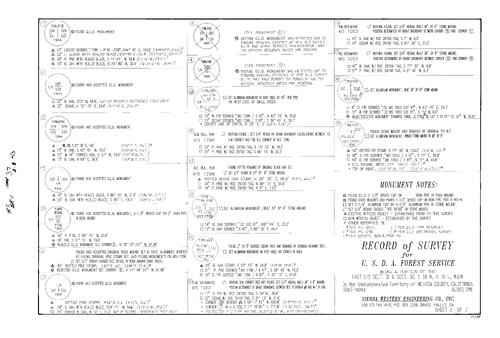 Click to see Record of Survey Book 11, pg. 037 (1992) of Nevada County Recorders Survey Maps Book 11