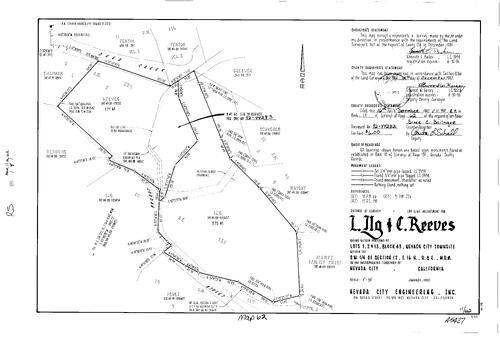 Click to see Record of Survey Book 11, pg. 62 (1992) of Nevada County Recorders Survey Maps Book 11