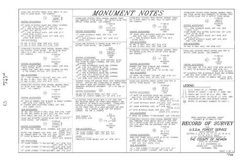 Click to see Record of Survey Book 11, pg. 66 (1992) of Nevada County Recorders Survey Maps Book 11