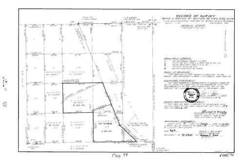 Click to see Record of Survey Book 11, pg. 79 (1993) of Nevada County Recorders Survey Maps Book 11
