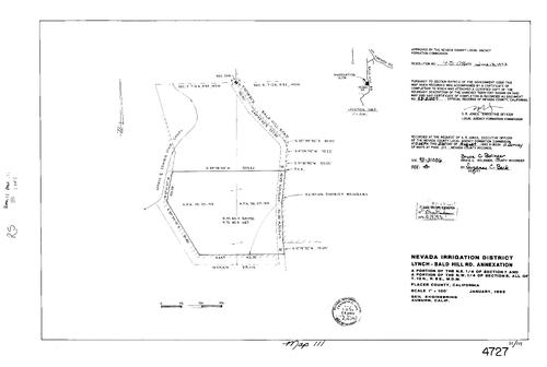 Click to see Record of Survey Book 11, pg. 111(1993) of Nevada County Recorders Survey Maps Book 11
