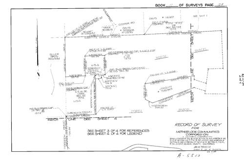 Click to see Record of Survey Book 11, pg. 129 (1993) of Nevada County Recorders Survey Maps Book 11