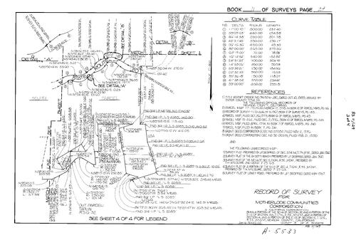 Click to see Record of Survey Book 11, pg. 129 (1993) of Nevada County Recorders Survey Maps Book 11