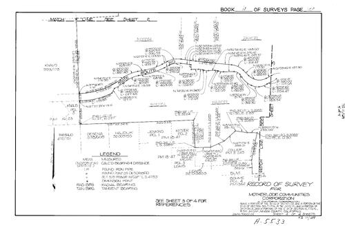 Click to see Record of Survey Book 11, pg. 129 (1993) of Nevada County Recorders Survey Maps Book 11
