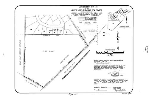 Click to see Record of Survey Book 11, pg. 134 (1993) of Nevada County Recorders Survey Maps Book 11