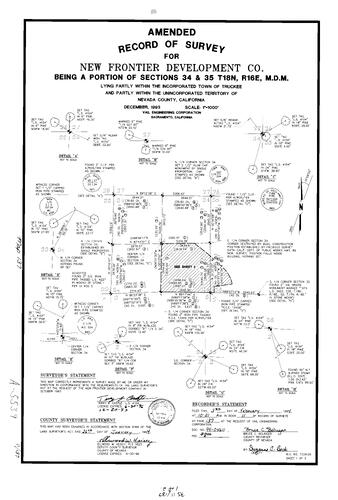 Click to see Record of Survey Book 11, pg. 137 (1994) of Nevada County Recorders Survey Maps Book 11