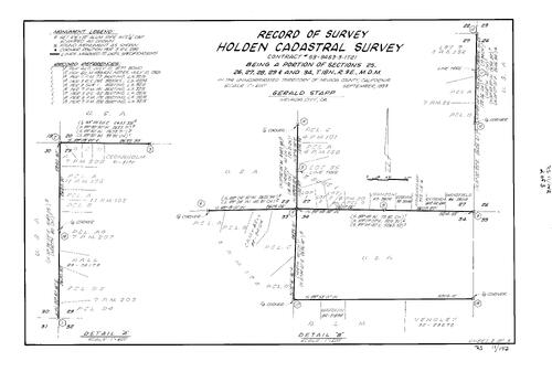 Click to see Record of Survey Book 11, pg. 142 (1994) of Nevada County Recorders Survey Maps Book 11