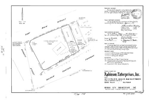Click to see Record of Survey Book 11, pg. 148 (1994) of Nevada County Recorders Survey Maps Book 11