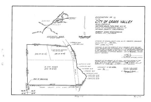 Click to see Record of Survey Book 11, pg. 175 (1994) of Nevada County Recorders Survey Maps Book 11