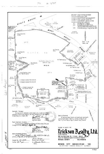 Click to see Record of Survey Book 11, pg. 187 (1994) of Nevada County Recorders Survey Maps Book 11