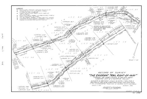 Click to see Record of Survey Book 11, pg. 196 (1994) of Nevada County Recorders Survey Maps Book 11