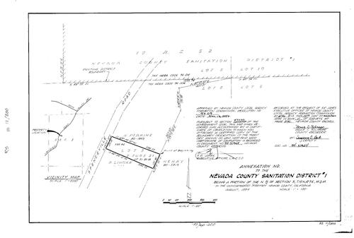 Click to see Record of Survey Book 11, pg. 200 (1994) of Nevada County Recorders Survey Maps Book 11
