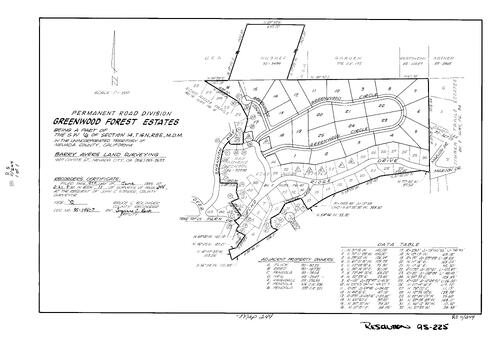 Click to see Record of Survey Book 11, pg. 244 (1995) of Nevada County Recorders Survey Maps Book 11