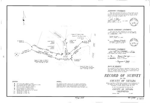 Click to see Record of Survey Book 11, pg. 269 (1995) of Nevada County Recorders Survey Maps Book 11