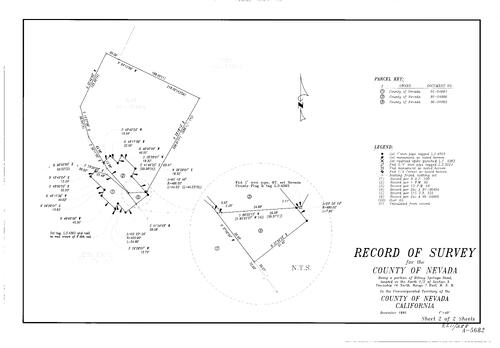 Click to see Record of Survey Book 11, pg. 288 (1996) of Nevada County Recorders Survey Maps Book 11