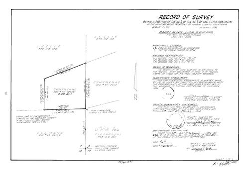 Click to see Record of Survey Book 11, pg. 291 (1996) of Nevada County Recorders Survey Maps Book 11