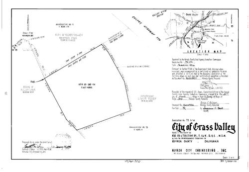 Click to see Record of Survey Book 11, pg. 306 (1996) of Nevada County Recorders Survey Maps Book 11