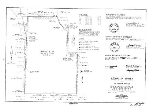 Click to see Record of Survey Book 11, pg. 337 (1996) of Nevada County Recorders Survey Maps Book 11