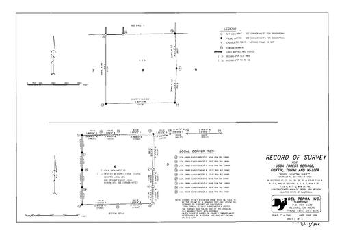 Click to see Record of Survey Book 11, pg. 342 (1996) of Nevada County Recorders Survey Maps Book 11