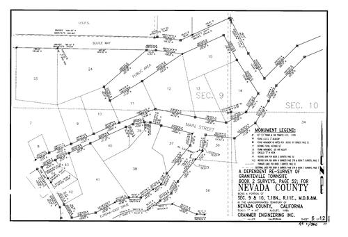 Click to see Record of Survey Book 11, pg. 360 (1996) of Nevada County Recorders Survey Maps Book 11