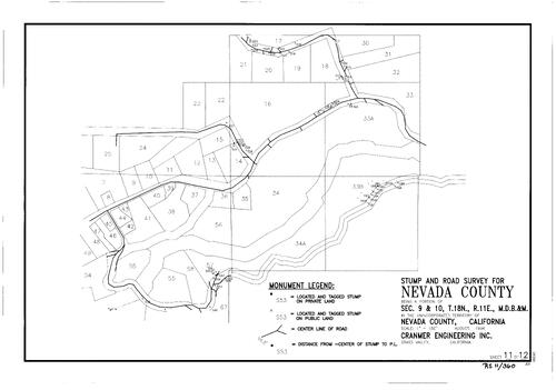 Click to see Record of Survey Book 11, pg. 360 (1996) of Nevada County Recorders Survey Maps Book 11