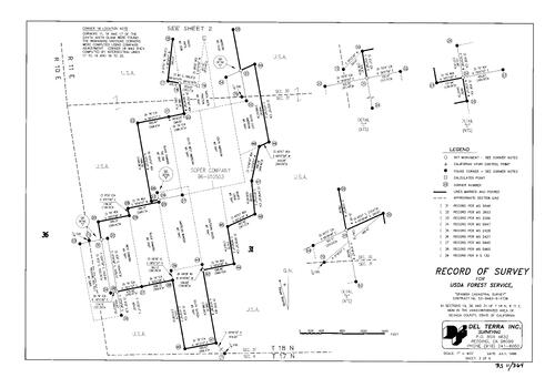 Click to see Record of Survey Book 11, pg. 364 (1997) of Nevada County Recorders Survey Maps Book 11