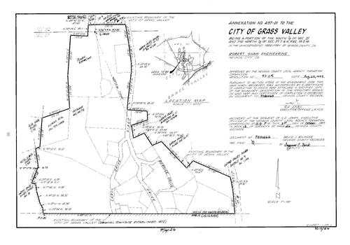 Click to see Record of Survey Book 12, pg. 26 (1997) of Nevada County Recorders Survey Maps Book 12