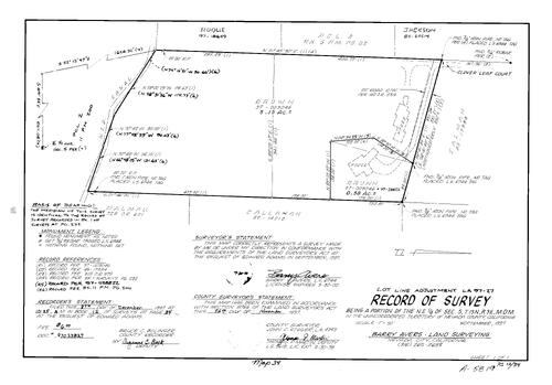 Click to see Record of Survey Book 12, pg. 34 (1997) of Nevada County Recorders Survey Maps Book 12