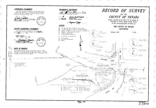 Click to see Record of Survey Book 12, pg. 112 (1999) of Nevada County Recorders Survey Maps Book 12