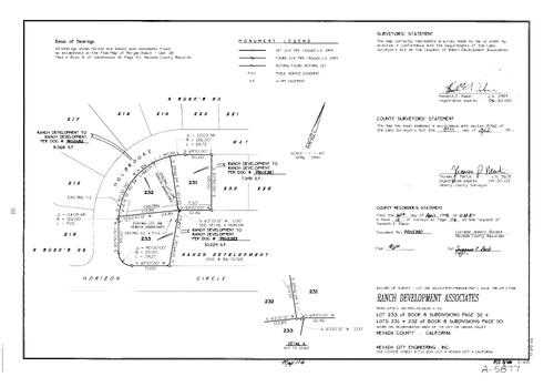 Click to see Record of Survey Book 12, pg. 116 (1999) of Nevada County Recorders Survey Maps Book 12