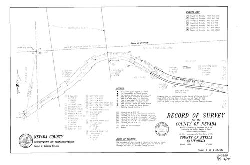 Click to see Record of Survey Book 12, pg. 179 (2000) of Nevada County Recorders Survey Maps Book 12