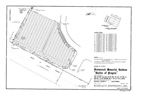 Click to see Record of Survey Book 12, pg. 182 (2000) of Nevada County Recorders Survey Maps Book 12